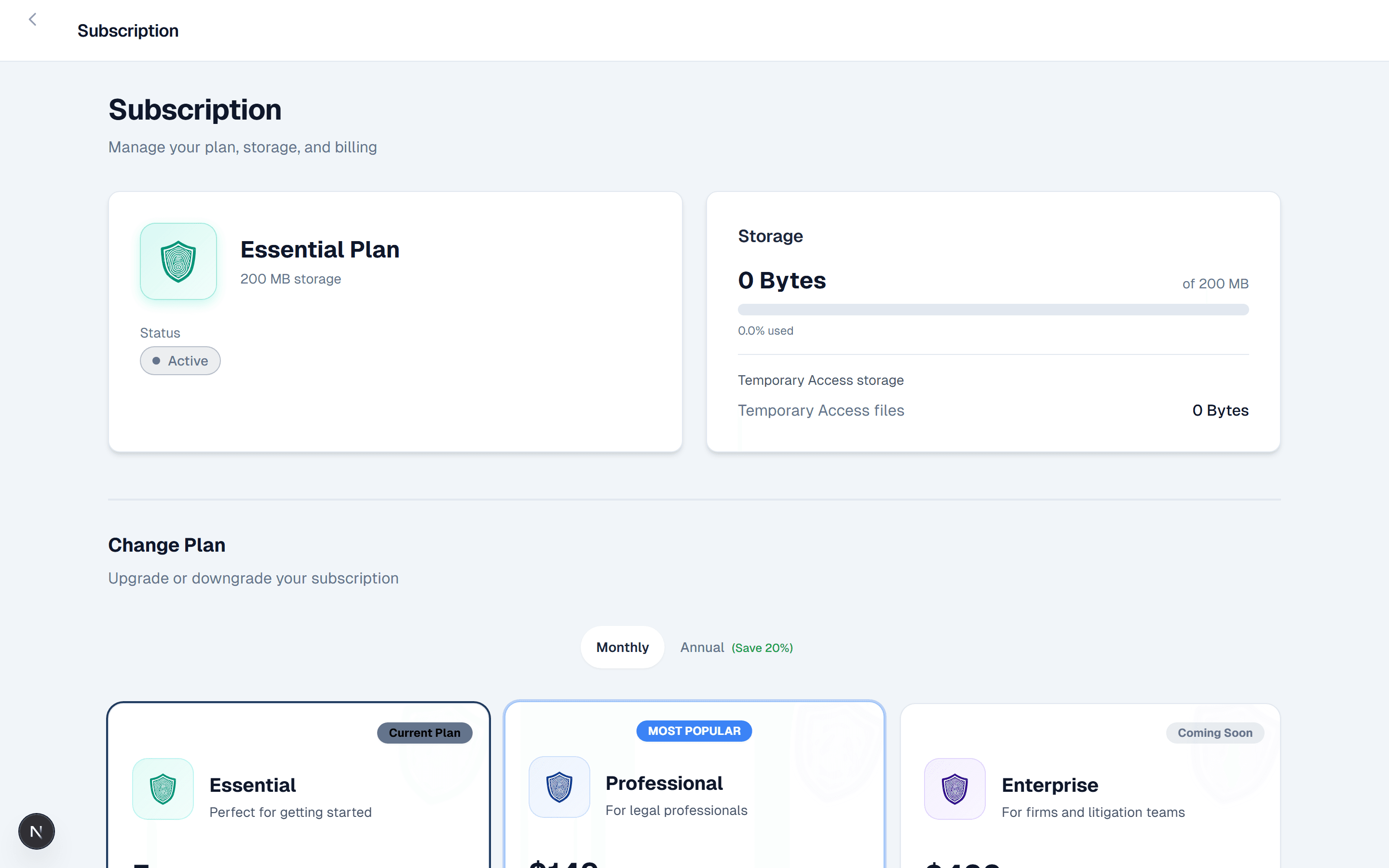 Subscription Management